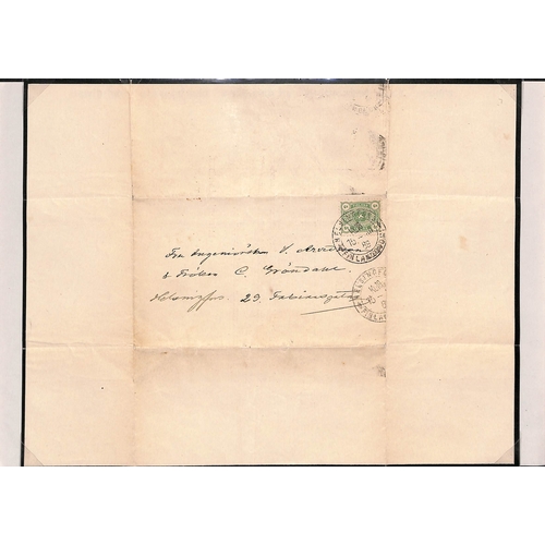 439 - Finland & Russia. 1865-1991 Covers and lettersheets from Finland (28) or Russia (29) including print... 