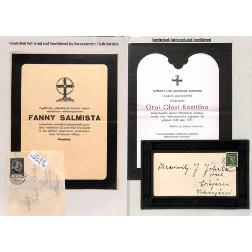 439 - Finland & Russia. 1865-1991 Covers and lettersheets from Finland (28) or Russia (29) including print... 