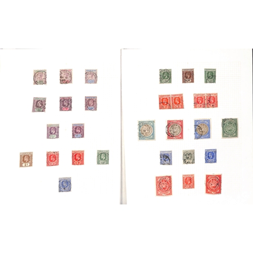 496 - Village and Other Cancels. QV-KGV Stamps, mainly with village cancels, including 1876-94 manuscript ... 