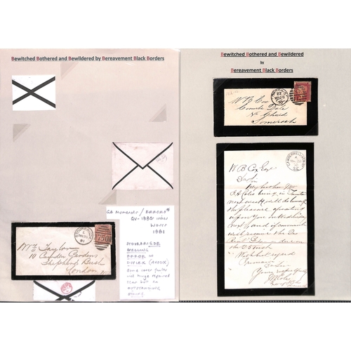 379 - Uniform 4d Post. 1839-40 Lettersheets (3) and a cover posted during the 4d Post period, lettersheets... 