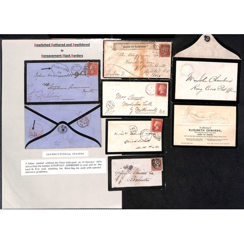 379 - Uniform 4d Post. 1839-40 Lettersheets (3) and a cover posted during the 4d Post period, lettersheets... 