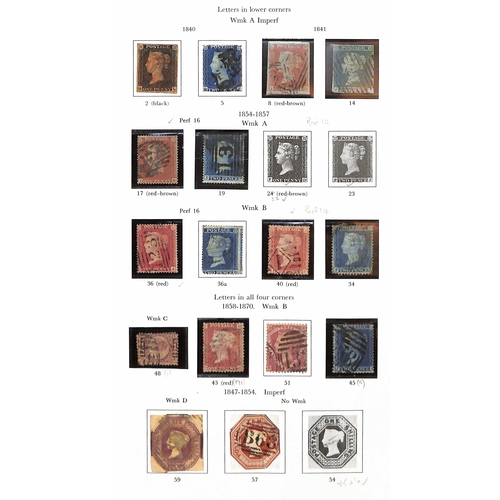 4 - 1840-2012 Used collection in five albums including 1840 1d and 2d (faults), Surface Printed with all... 