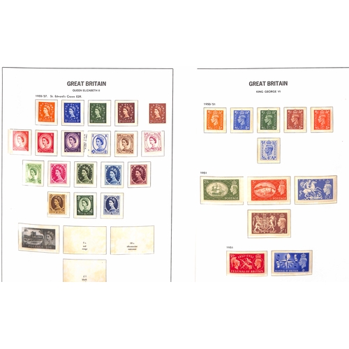 5 - 1841-1986 Mint collection in two albums including 1841 1d (four margins, part gum), 1870 ½d (4)... 