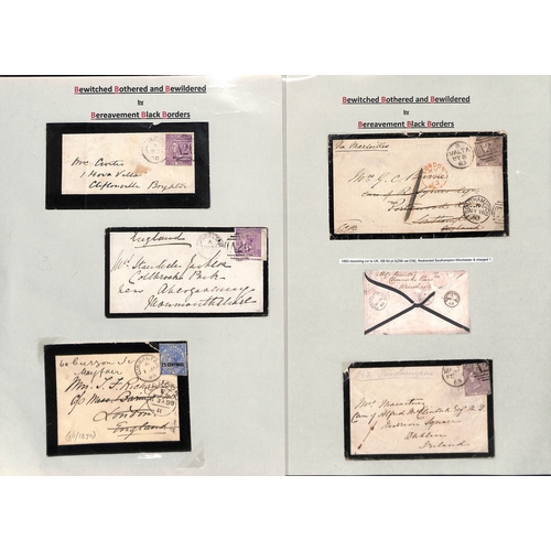 446 - Gibraltar/Malta/Cyprus. 1863-1936 Covers, including 1865 cover franked 6d from G.B to Gibraltar with... 