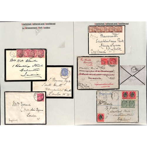 446 - Gibraltar/Malta/Cyprus. 1863-1936 Covers, including 1865 cover franked 6d from G.B to Gibraltar with... 