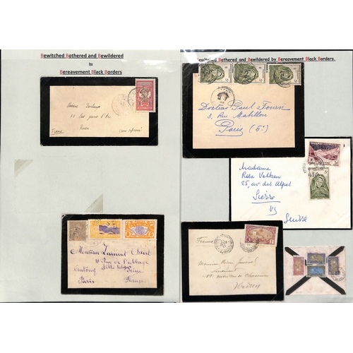 442 - French Colonies. 1890-1959 Covers from Indo China (11, three first flights), Morocco (23, with milit... 