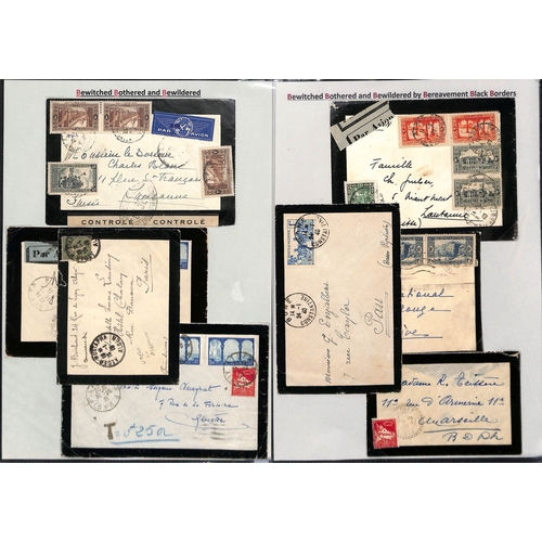 442 - French Colonies. 1890-1959 Covers from Indo China (11, three first flights), Morocco (23, with milit... 