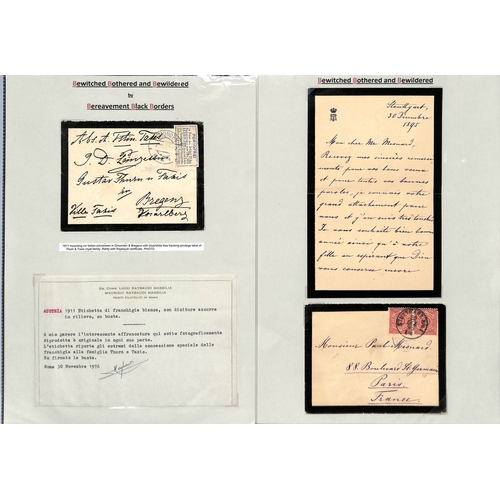 444 - Germany - Royalty. 1875-1929 Covers (8) and letters (6) from or to royalty including letters from Pr... 