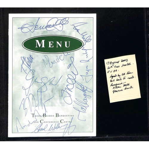 371 - South Africa. 1983-96 Autographs and signed covers comprising c.1995 signatures of seven players (in... 