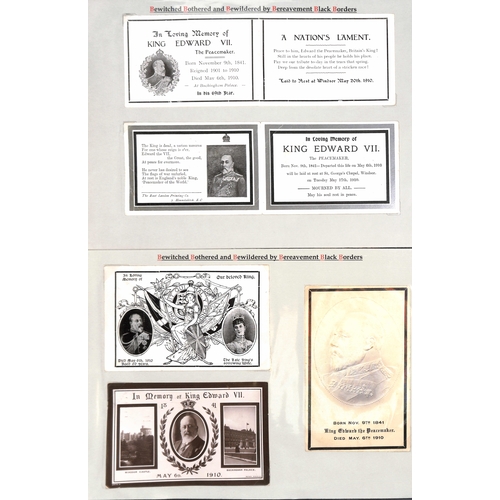 408 - Royalty - King Edward VII/Queen Alexandra. 1901-25 Covers, letters, ephemera and picture postcards i... 