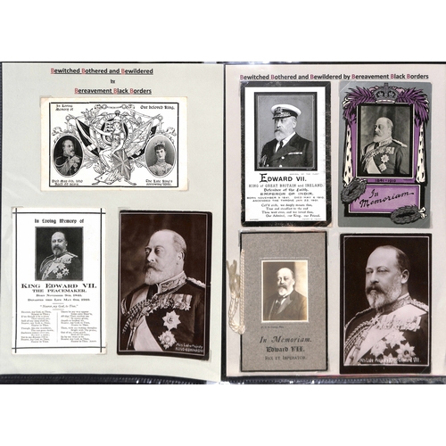 408 - Royalty - King Edward VII/Queen Alexandra. 1901-25 Covers, letters, ephemera and picture postcards i... 