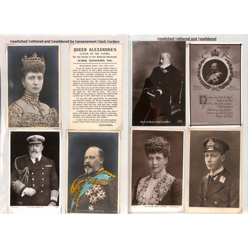 408 - Royalty - King Edward VII/Queen Alexandra. 1901-25 Covers, letters, ephemera and picture postcards i... 