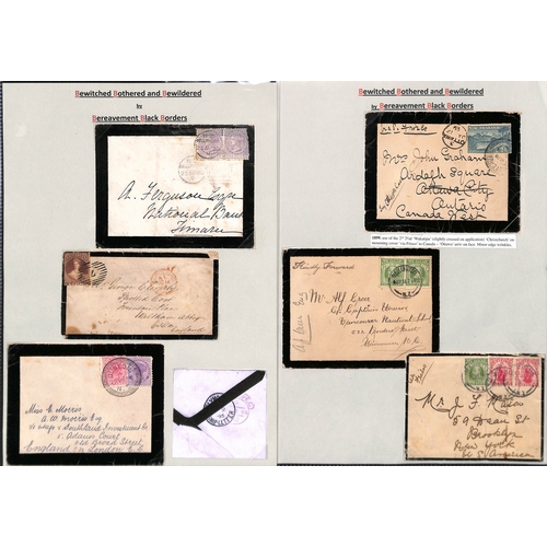 453 - New Zealand. 1863-1939 Covers including official mail, 1936 KGV mourning covers (2), covers from G.B... 