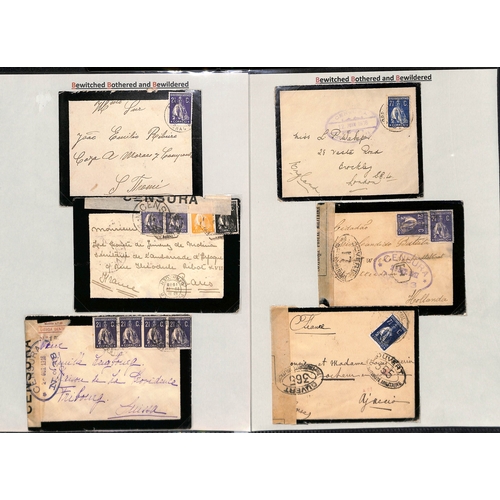 454 - Portugal. 1836-1972 Covers and lettersheets including 1908 letters on royal notepaper sent after the... 