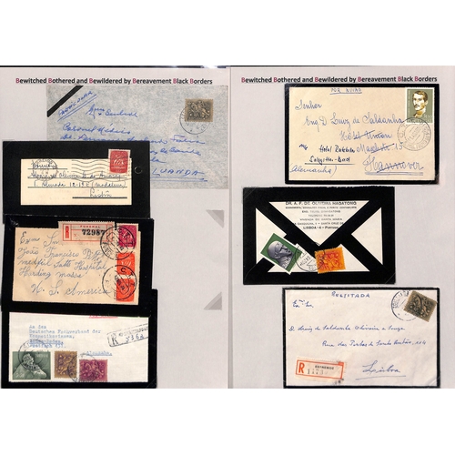 454 - Portugal. 1836-1972 Covers and lettersheets including 1908 letters on royal notepaper sent after the... 