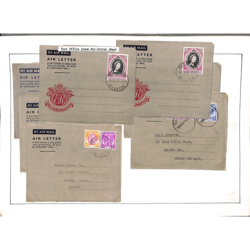 1296 - Registration Envelopes/Air Letters. 1949-65 Registration envelopes with 1949 20c size G unused, size... 