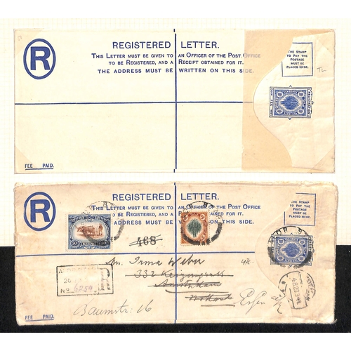 Registration Envelopes. 1912-26 Envelopes comprising 10c size G ...