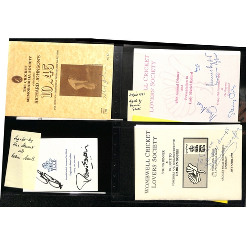 361 - Autographs. 1901-2001 Letters, postcards, menus, commemorative covers and ephemera, all signed by va... 