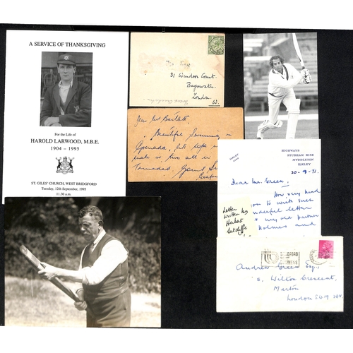 361 - Autographs. 1901-2001 Letters, postcards, menus, commemorative covers and ephemera, all signed by va... 