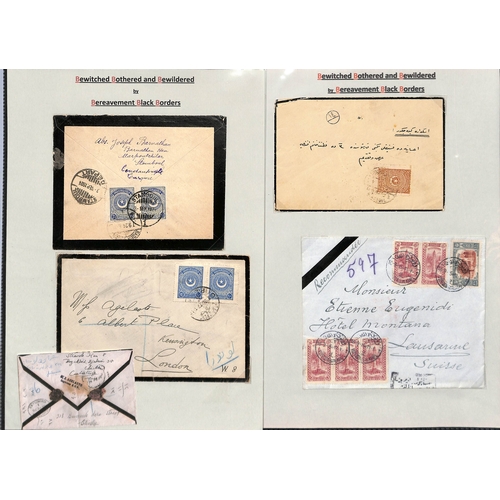 461 - Turkey. 1864-1926 Covers including 1864 cover from the French P.O at Constantinople franked France 1... 