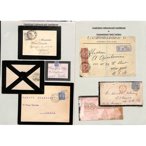 461 - Turkey. 1864-1926 Covers including 1864 cover from the French P.O at Constantinople franked France 1... 