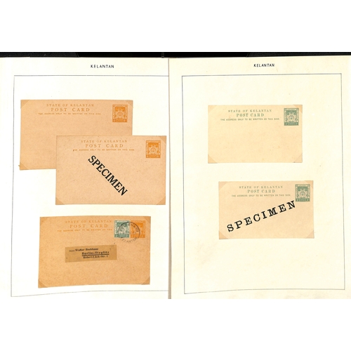 1289 - Postcards. 1910-37 Cards comprising 1910 1c Specimen and unused, 3c Specimen, unused and used to Ger... 