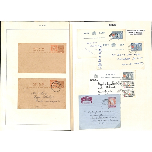 1327 - Postcards/Air Letters. 1951-68 Postcards including 1951 4c postcard (dot in 