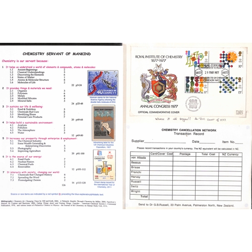 357 - Chemistry. The award winning collection superbly written up on 128 pages including signature of Nobe... 