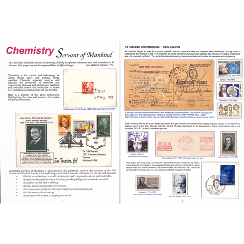 357 - Chemistry. The award winning collection superbly written up on 128 pages including signature of Nobe... 