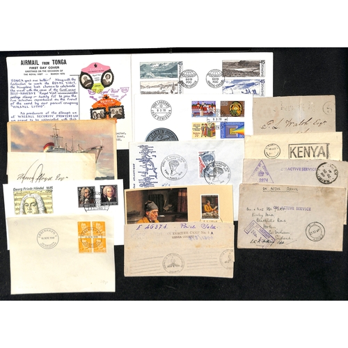 471 - 1822 - c.1990 Covers and cards including Orient Line mail with Paquebot handstamps (16), Canada Smal... 