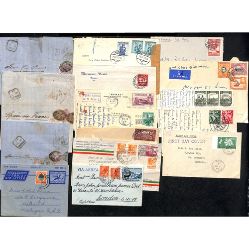 471 - 1822 - c.1990 Covers and cards including Orient Line mail with Paquebot handstamps (16), Canada Smal... 