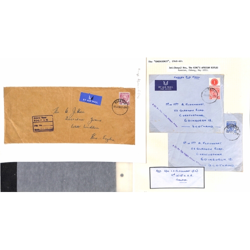 1133 - 1950s 'Malayan Emergency', collection of military mail in a Philatelic Album comprising covers (78),... 