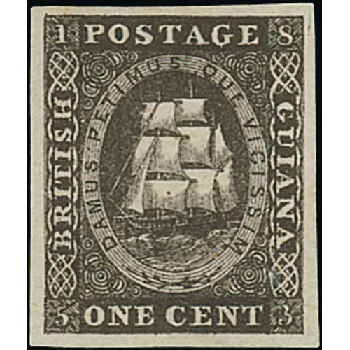 409 - 1853 Imperforate 1c (2, one cut into) and 4c (faults) plate proofs in black on thin card; and 1c red... 