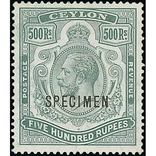 479 - 1912-25 Multiple Crown CA 50r, 100r and 500r overprinted 