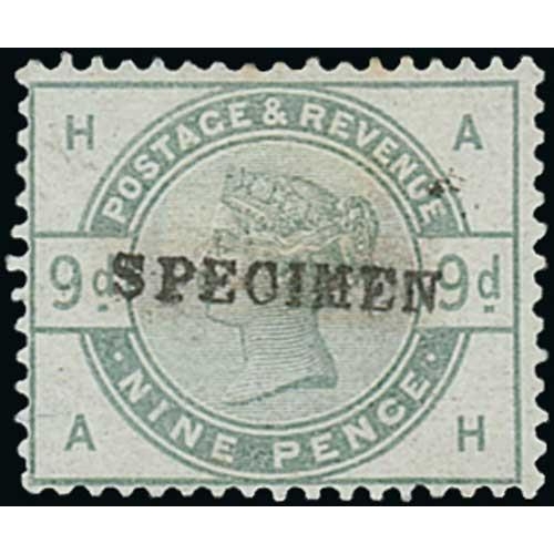 59 - 1883-84 1½d, 2d, 2½d, 6d and 9d Handstamped 