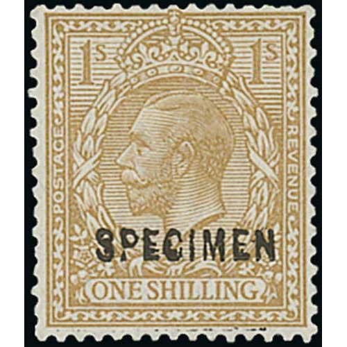 67 - 1912-35 KGV Mint and used selection on pages including Specimen overprints with 1912-24 3d type 23 o... 