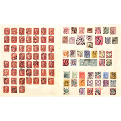 1 - 1840-1968 Mint and used collection on pages including 1d black AB plate 6 and LE plate 2 used (both ... 