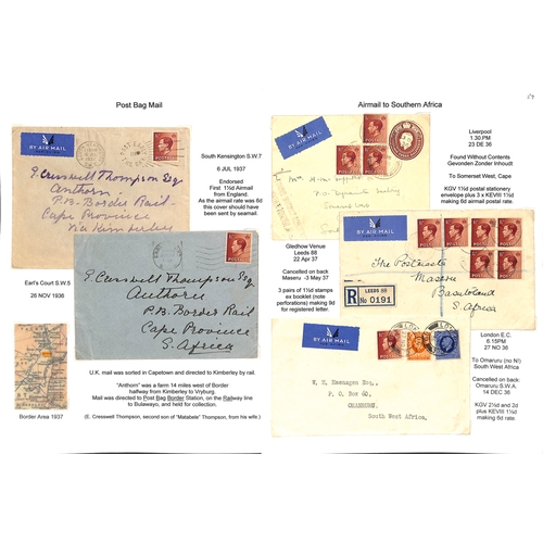 103 - King Edward VIII. 1936-39 Covers and cards bearing KEVIII stamps including First Day Covers (some il... 