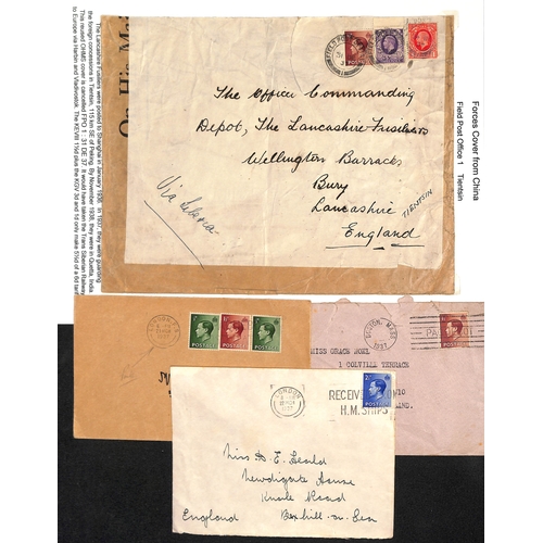 103 - King Edward VIII. 1936-39 Covers and cards bearing KEVIII stamps including First Day Covers (some il... 