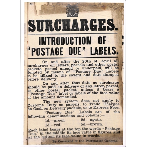 82 - c.1912 Essays in pencil and indian ink for a 2d postage due stamp, the two essays similar in design ... 