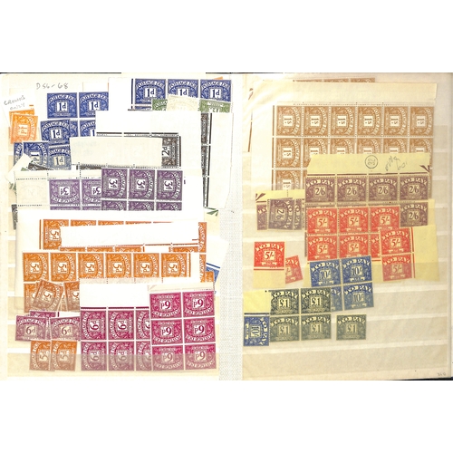 85 - 1914-69 Unmounted mint postage dues in a stockbook with many Controls, some watermark varieties, inc... 