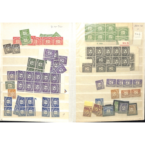 85 - 1914-69 Unmounted mint postage dues in a stockbook with many Controls, some watermark varieties, inc... 