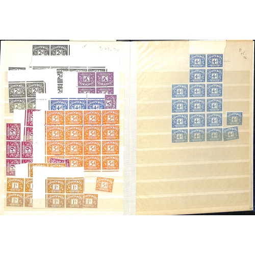 85 - 1914-69 Unmounted mint postage dues in a stockbook with many Controls, some watermark varieties, inc... 