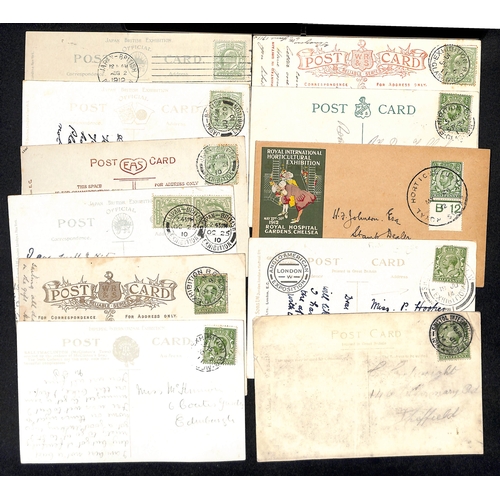 99 - Exhibition & Special Event Cancels. 1906-14 Picture postcards and covers, various cancels including ... 