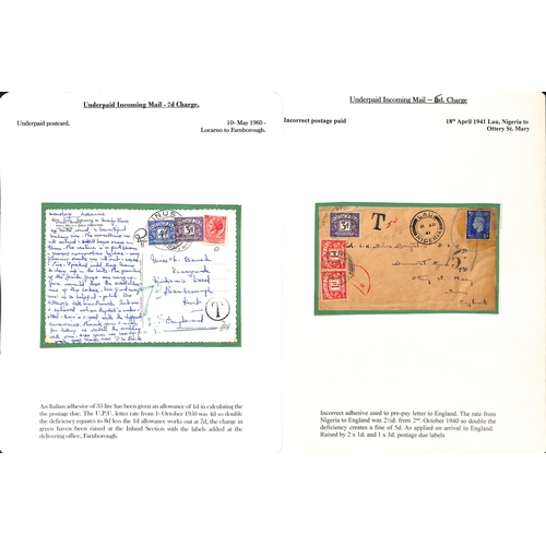 256 - Invalid Stamps. 1893-1970 Covers and cards including 1895 cover with a disallowed 1d lilac bisect, 1... 