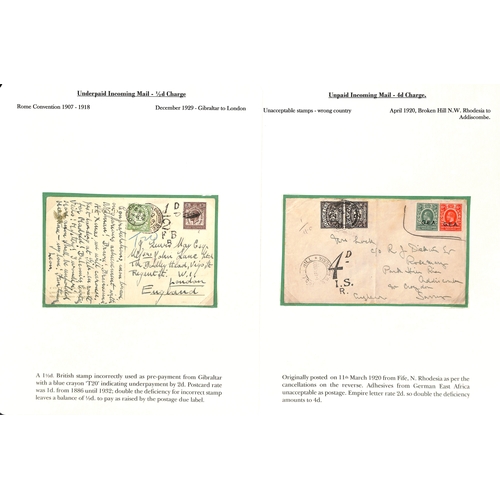 256 - Invalid Stamps. 1893-1970 Covers and cards including 1895 cover with a disallowed 1d lilac bisect, 1... 