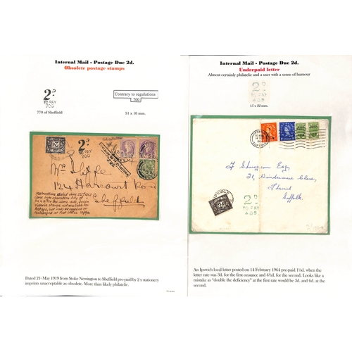 256 - Invalid Stamps. 1893-1970 Covers and cards including 1895 cover with a disallowed 1d lilac bisect, 1... 