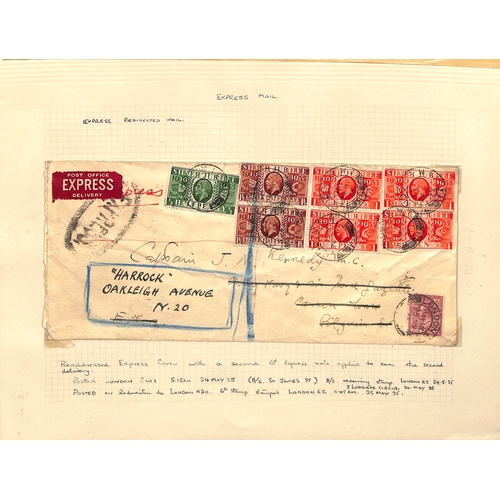 88 - 1759-1964 Entire letters, entires, covers and cards, including 1759 letter detailing prize money won... 