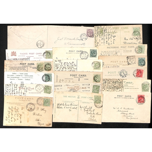 270 - T.P.Os. 1847-1914 Covers and cards with T.P.O cancels or handstamps (44) including 1902 cover to USA... 