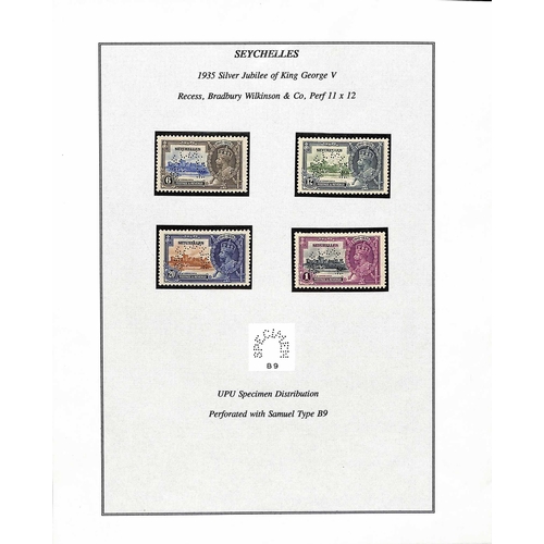 354 - 1935 Silver Jubilee, Specimen, mint and used accumulation in a stockbook, including Specimen sets fo... 